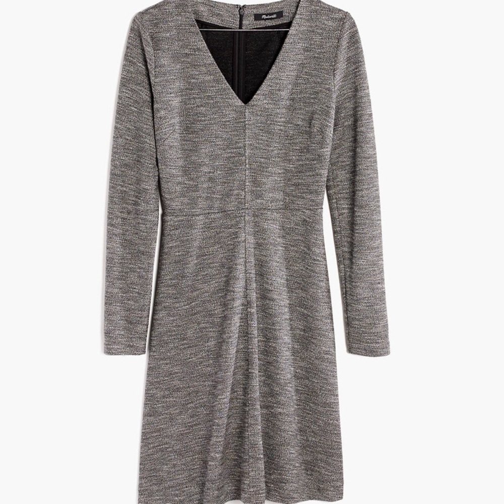 MADEWELL Bridgewalk Knit Long Sleeve Dress 4 - Picture 2 of 7